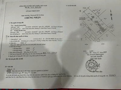 CHÍNH CHỦ CẦN BÁN GẤP 1660,8m    Vị trí trung tâm Đường số 11, P. Trường Thọ, TP. Thủ Đức 4