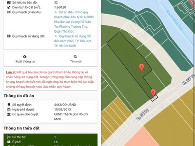 CHÍNH CHỦ CẦN BÁN GẤP 1660,8m    Vị trí trung tâm Đường số 11, P. Trường Thọ, TP. Thủ Đức 2