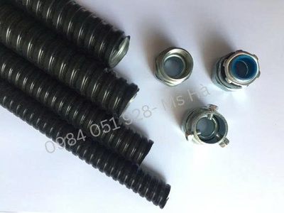 Ống ruột gà lõi thép/ đầu nối 0