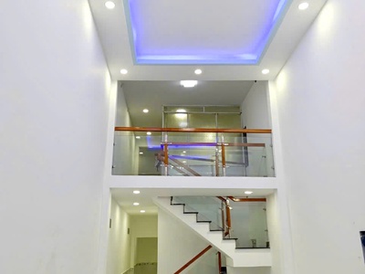 Bán nhà mặt tiền gác lửng 4 x 32m  shr  nguyễn thị pha   đông thạnh, hóc môn gấp bán chỉ 5,6 t 1