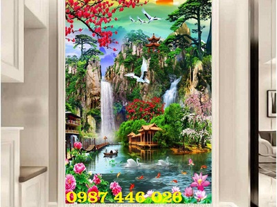Tranh gạch 3d thác nước HP922 0