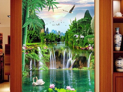 Tranh gạch 3d thác nước HP922 1