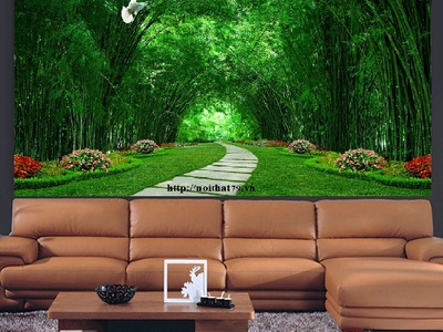Tranh gạch phong cảnh, tranh ốp tường đẹp phòng khách HP09 0