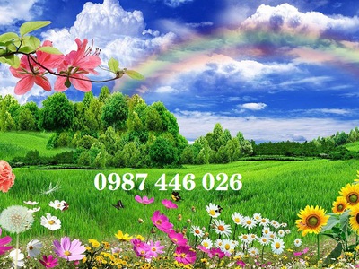 Tranh gạch phong cảnh, tranh ốp tường đẹp phòng khách HP09 2