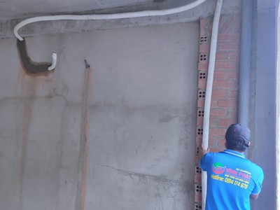 Thi công ống đồng âm tường cho Máy lạnh treo tường/âm trần/tủ đứng/Multi/Giấu trần 0