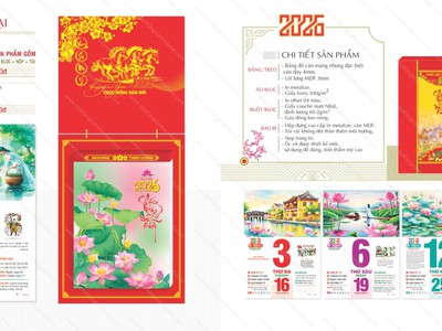 Lịch Bloc Siêu Đại 2026 - In lịch giá tốt cho doanh nghiệp 5