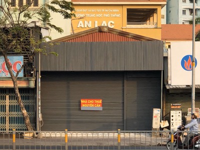 Cho thuê mặt bằng 122 m2 đường Kinh Dương Vương-  Q. BÌNH TÂN 7