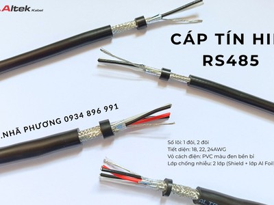 Cáp Tín Hiệu Rs485 1 Pair 18 Awg Đà Nẵng   Hà Nội   Hcm 1