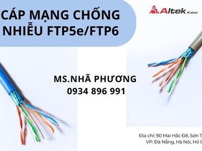 Cáp Mạng Altek Kabel Ftp5e/Ftp6   23awg/24awg 2
