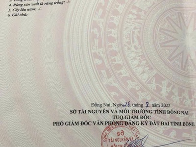 Sở hữu - đất đẹp - giá hợp lý - vị trí đắc địa tại : xã trảng bom - tỉnh đồng nai 2