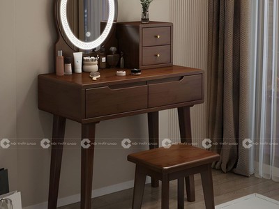Bàn Trang Điểm Gỗ Tự Nhiên Độc Đáo, Hiện Đại 2
