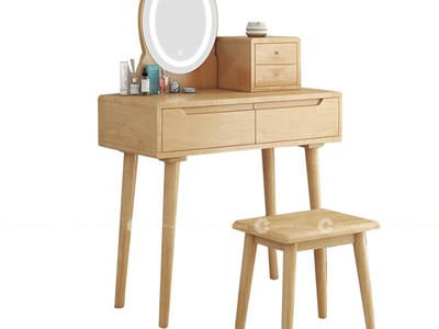 Bàn Trang Điểm Gỗ Tự Nhiên Độc Đáo, Hiện Đại 1