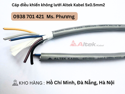 Cáp điều khiển không lưới chống nhiễu Altek Kabel 5x0.5mm2 Đà Nẵng, Hồ Chí Minh, Hà Nội 2
