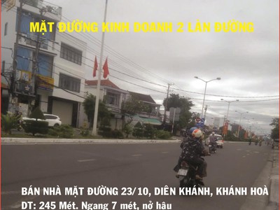Nhà mặt tiền đường 23 tháng 10 cần bán tại khánh hoà 1