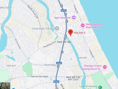 Mặt tiền hỏa sơn view công viên, kề sông, cạnh biển, 5x20m, 4.x tỷ 2