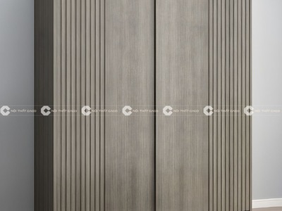 Tủ Quần Áo Cửa Lùa Gỗ MDF Thiết Kế Tinh Tế Kiểu Nhật 0