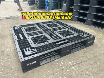 Xả Kho Lô Pallet Nhựa KT: 1050x1050x140mm Giải Pháp Tối Ưu Cho Kho Bãi, Vận Chuyển 1