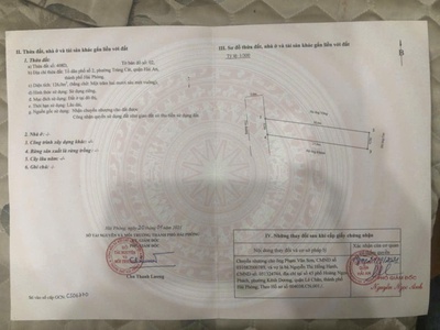 Bán siêu phẩm mặt đường Thành Tô   Tràng Cát giá chỉ 23,5tr/m2 với diện tích 126m2 đường nhựa 10m. 0