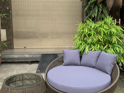 Giường hồ bơi ngoài trời nhựa giả mây 5