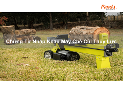 Chứng Từ Nhập Khẩu Máy Chẻ Củi Thủy Lực 0