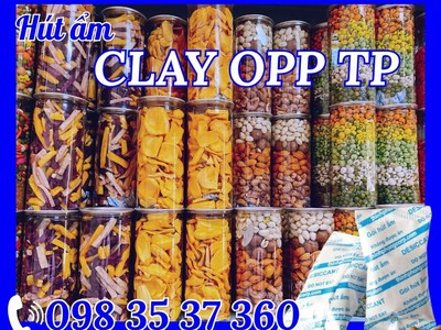 Gói hút ẩm Clay - Bảo quản hiệu quả cho hàng ăn vặt, bánh mứt tết 1