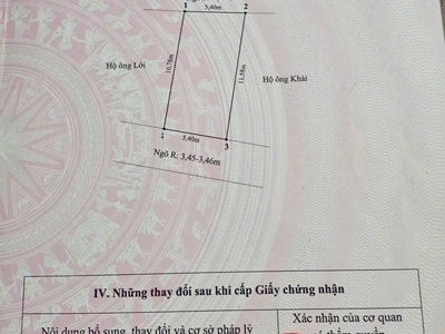 Chính chủ gửi bán lô đất Mỹ Đồng sẵn bìa 3