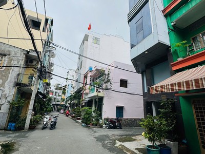 Lô góc, khu vip lạc long quân, tân bình   4.1x14m 6 tầng dt 40tr/th   chỉ 10.95 tỷ 2