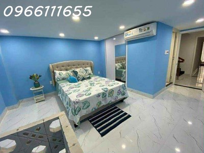 Bán nhà  mặt tiền kinh doanh  thích quảng đức -p.4 - giáp quận 3 - 5 tầng 6pn -61m2 nở hậu- đẹp mới 2