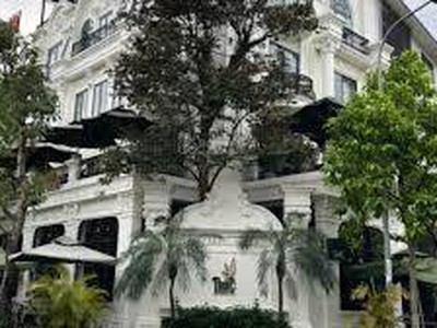 Bán biệt thự mặt đường hoàng quán chi 212m2, mt17m lô góc mặt công viên cầu giấy 2