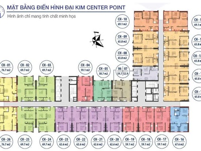 B.án chung cư nhà ở thương mại hacinco nguyễn xiển - 53-63-65-70-103m - 2 ngủ hoặc 3 ngủ - sổ đỏ 2
