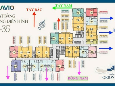 Cần bán căn hộ 2pn - 2vs tòa orion  dự án tt avio ngay cạnh vincom dĩ an - hcm 2