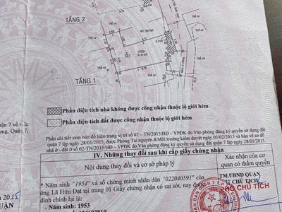 Chính chủ cần bán gấp nhà 72m2 tại 997/30 trần xuân soạn, phường tân hưng, q.7, tp. hcm 3