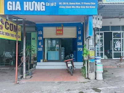 Chính chủ cần bán nhà 2 tầng mặt phố đường nam   phong châu, thị trấn bãi bằng, huyện phù ninh 0