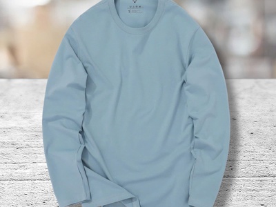 Áo thun defoxx tay dài 8 màu chất liệu cotton thoáng mát 2