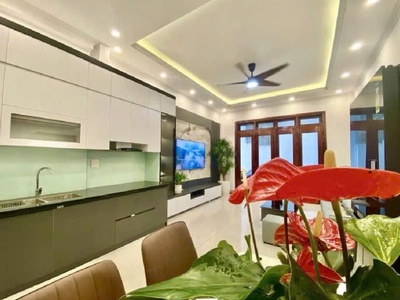 Nhà riêng 6 tầng thang máy  sát cv hoà bình/ ngoại giao đoàn- dt 35m2x 6 tầng- mặt ngõ thông- nhỉnh 1