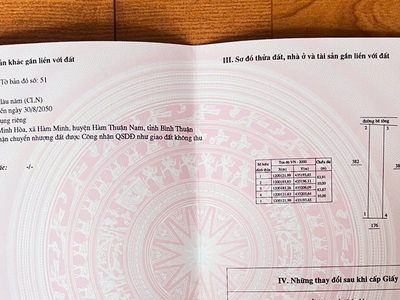 Hot hot - cần bán 3 lô đất  tại xã hàm minh, huyện hàm thuận nam, tỉnh bình thuận 1