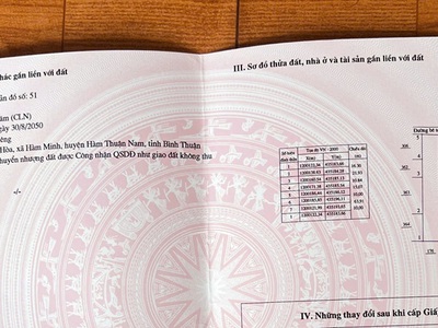 Hot hot - cần bán 3 lô đất  tại xã hàm minh, huyện hàm thuận nam, tỉnh bình thuận 2