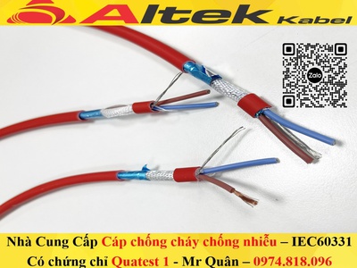 Cáp chống cháy chống nhiễu Altek Kabel   Giá xưởng 0