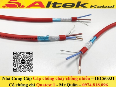 Cáp chống cháy chống nhiễu Altek Kabel   Giá xưởng 1