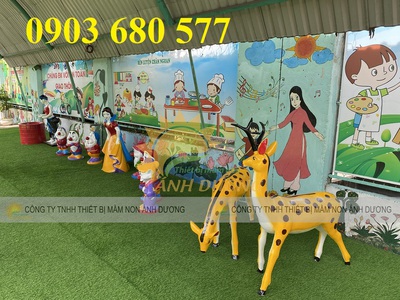 Tượng vườn cổ tích cho trường mầm non, sân chơi trẻ em 9