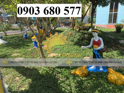 Tượng vườn cổ tích cho trường mầm non, sân chơi trẻ em 2