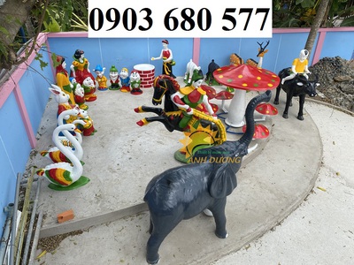 Tượng vườn cổ tích cho trường mầm non, sân chơi trẻ em 5