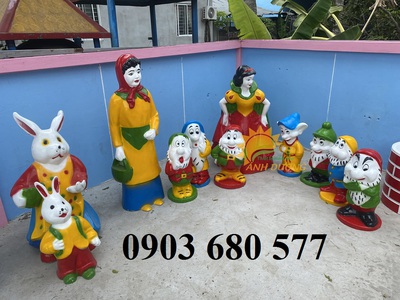 Tượng vườn cổ tích cho trường mầm non, sân chơi trẻ em 6