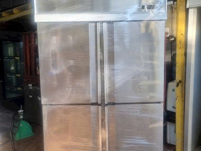 Thanh lý tủ đông inox 4 cánh   thương hiệu lejan  đài loan  1200 lít 90 0