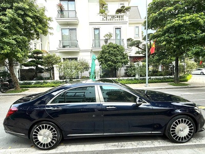 Hàng hiếm s450 L màu xanh cavansite nội thất kem sx 2017 3