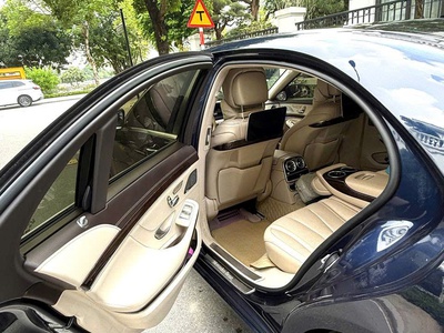 Hàng hiếm s450 L màu xanh cavansite nội thất kem sx 2017 1