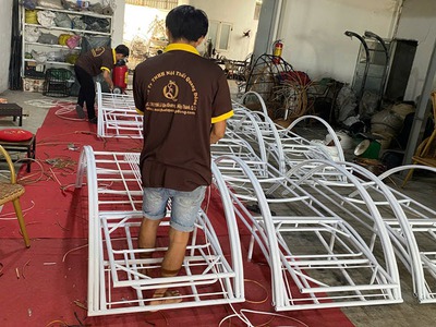 CẦN BÁN - Ghế nằm hồ bơi giả mây QD-1280 cao cấp 2