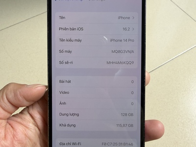 Pass iphone 14 pro 128GB màu tím đã qua sử dụng 2