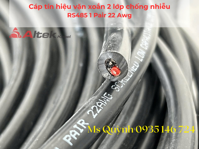 Cáp tín hiệu RS485 24AWG 1 Pair Altek Kabel Hà Nội, Đà Nẵng, HCM 2