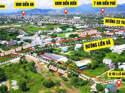 Bán 03 Lô Liền Kề Đường 23/10   Xã Vĩnh Hiệp   Gần Siêu Thị Mm Mega Market Nha Trang 3